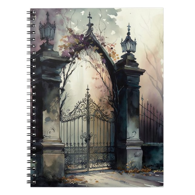 Carnet La série de portes du cimetière gothique 12 (Devant)