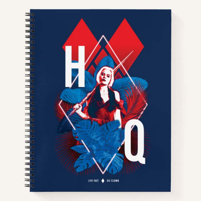 Carnet La Suicide Squad | Harley Quinn Fern & Diamonds (Devant)