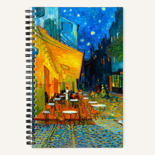 Carnet La terrasse du café la nuit de Van Gogh