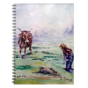 Carnet La vache et le garçon
