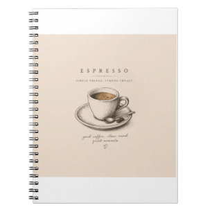 Carnet La vie commence après l'espresso   Amateur de café