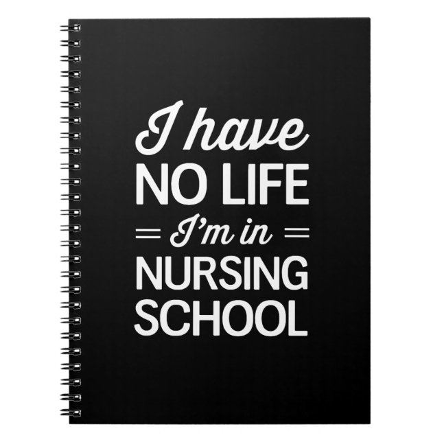 Carnet La vie d'école d'infirmières (Devant)
