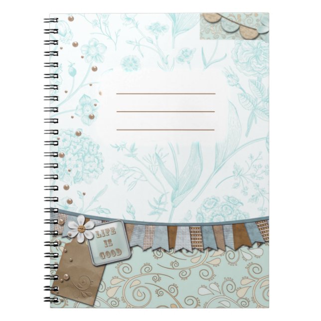 Carnet La vie est bonne (Devant)