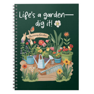 Carnet La vie est un jardin - Creuse-le !