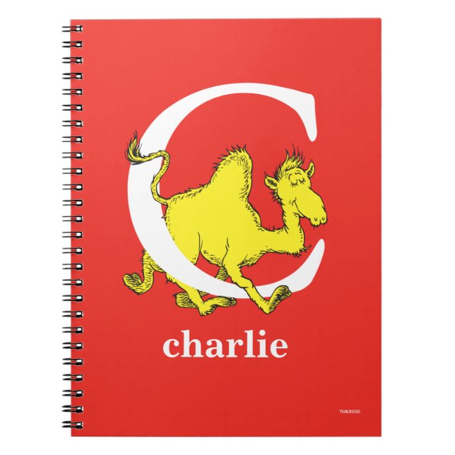 Carnet L'ABC de Dr Seuss : Lettre C - Blanc | Ajoutez vot (Devant)