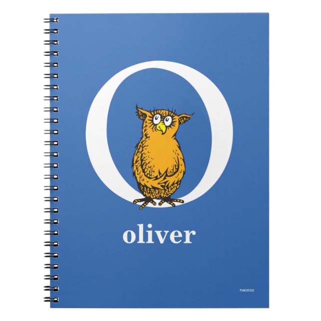 Carnet L'ABC de Dr Seuss : Lettre O - Blanc | Ajoutez vot (Devant)