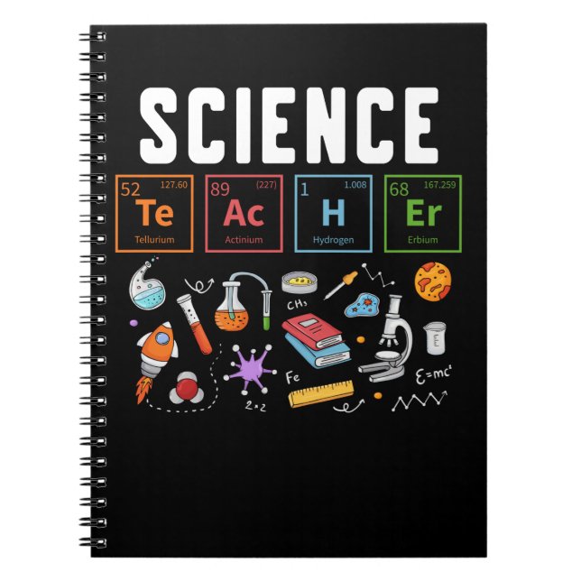 Carnet Laboratoire de chimie de Science Teacher (Devant)
