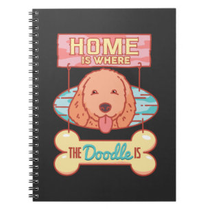 Carnet Labradoodle doré