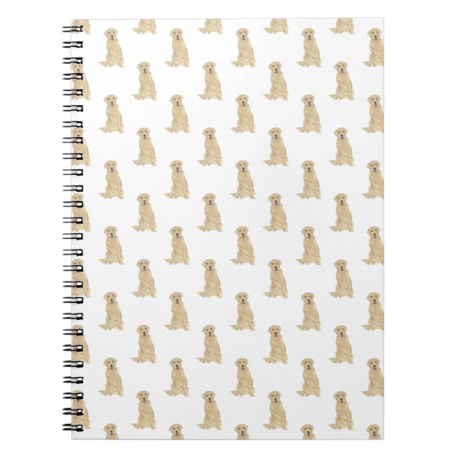 Carnet Labrador (jaune) (Devant)