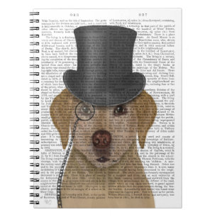 Carnet Labrador jaune, terroir et Casquette