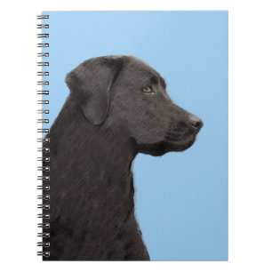Carnet Labrador Retriever Black Peinture Original Chien A