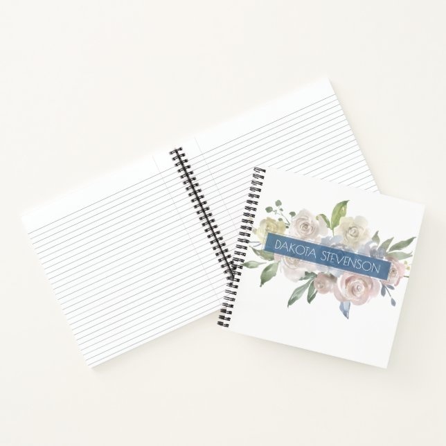 Carnet Lac Misty | Lovely Doux Dusty Huile Floral Custom (Intérieur)