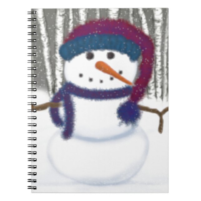 Carnet L'adorable Puffy Le Snowman (Devant)