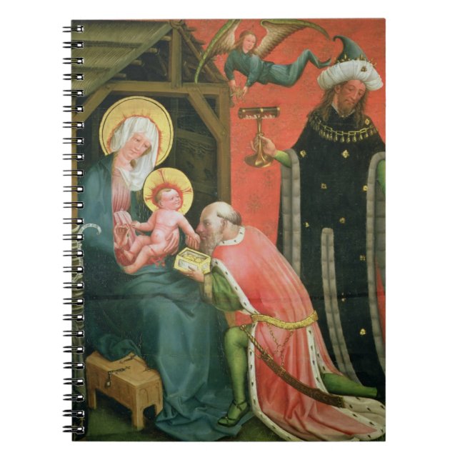 Carnet L'adoration des Magi (huile sur le panneau) (Devant)