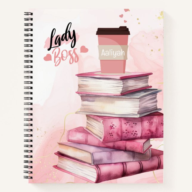 Carnet Lady Boss Inflamme Votre Ambition (Devant)