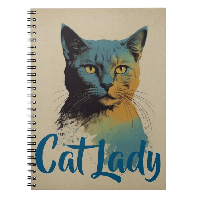 Carnet Lady Cat (Devant)