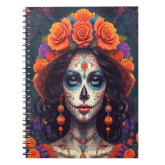 Carnet Lady Catrina portrait