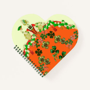 Carnet LADY ORANGE ET TRÈFLES Fête de la Saint-Patrick