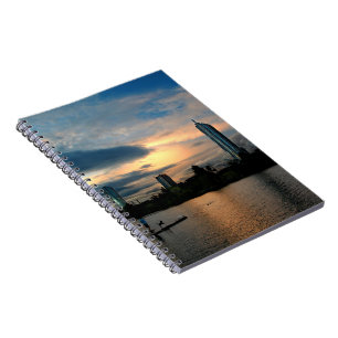 Carnet Ladybird Lake Dog Park Sunset Austin Texas Skyline