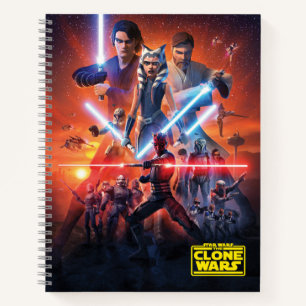 Carnet L'affiche Clone Wars