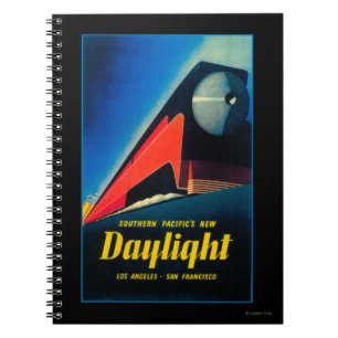 Carnet L'affiche promotionnelle de train de lumière du