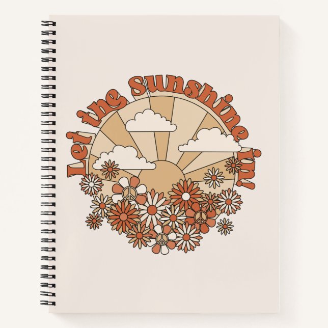 Carnet Laisser briller le soleil dans la marguerite Super (Devant)