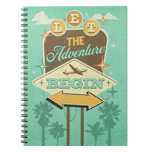 Carnet Laissez l'aventure commencer par le design de styl (Devant)