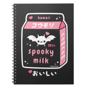 Carnet Lait de chauve-souris Pastel Goth