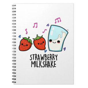 Carnet Lait fraise Shake Funny Food Pun