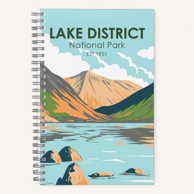 Carnet Lake District National Park Wasdale Head England (Recto)