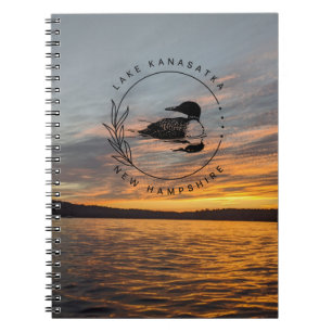 Carnet Lake Kanasatka Loon Notebook