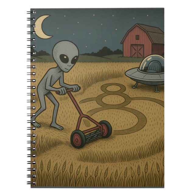 Carnet L'Alien Fête Les Cercles Cultivants Science Fictio (Devant)