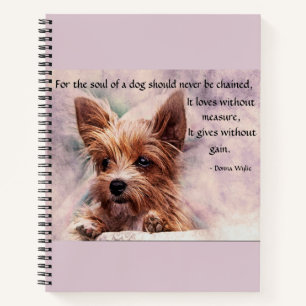 Carnet L'âme d'un chien - Yorkie