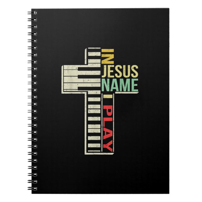 Carnet L'Amour de Jésus| En Jésus Nom Je Joue Piano Chris (Devant)