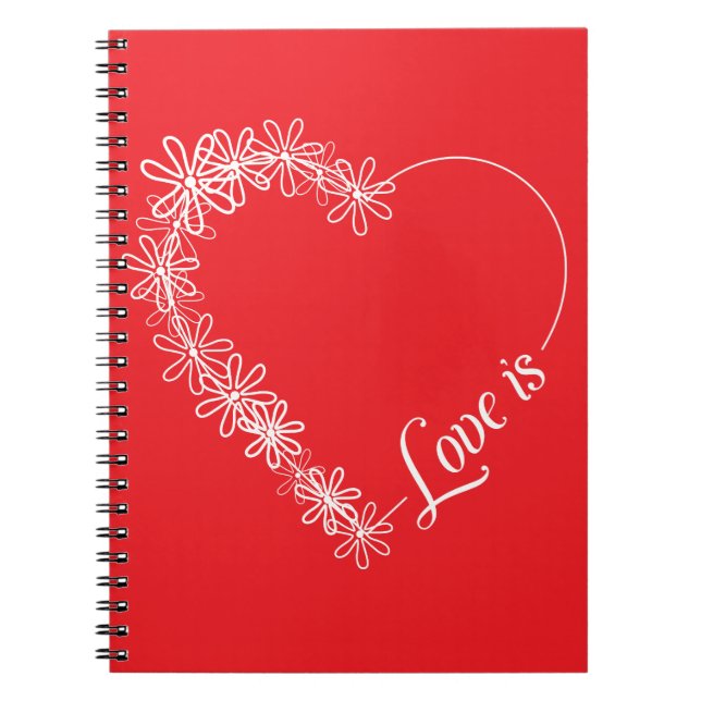 Carnet L'amour est...  (Devant)