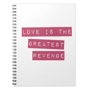 Carnet L'Amour Est Le Plus Grand Revenge