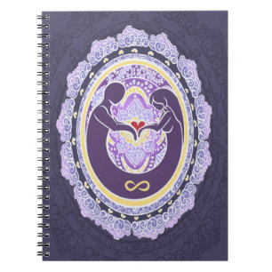 Carnet L'amour éternel Mandala