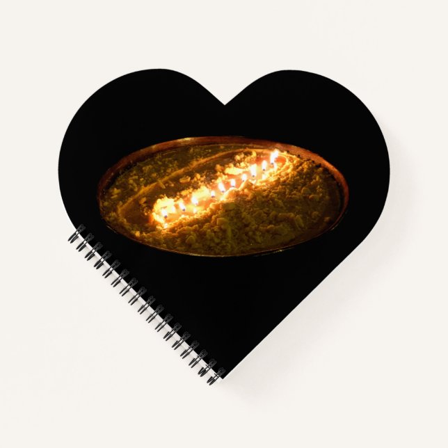 Carnet Lampe à beurre tibétain (Devant)