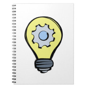 Carnet Lampe et engrenage