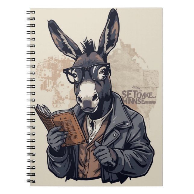 Carnet L'âne sage (Devant)