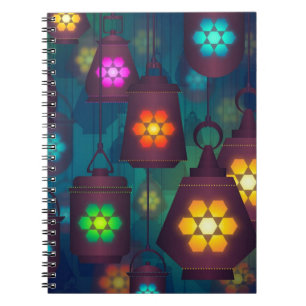 Carnet Lanternes arabes Design moyen-oriental