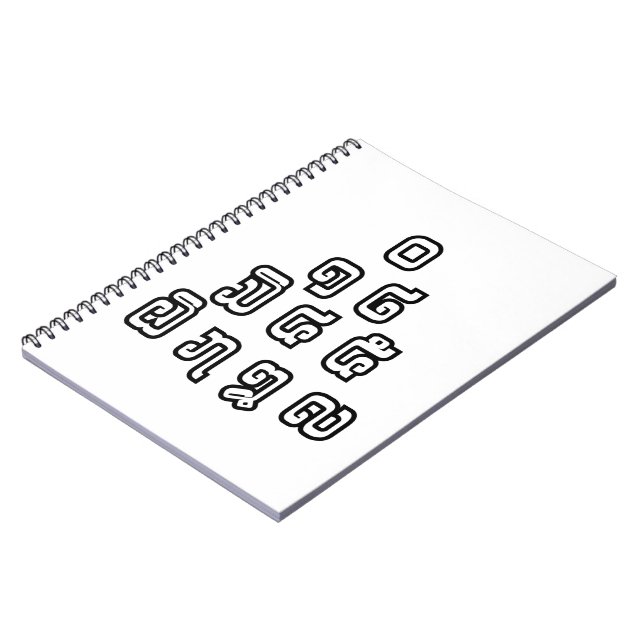 Carnet Laos / Laos Numéros Pyramid Laotien Script (Côté gauche)