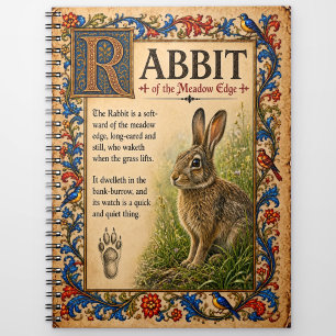 Carnet Lapin, Art de Bestiaire Médiéval