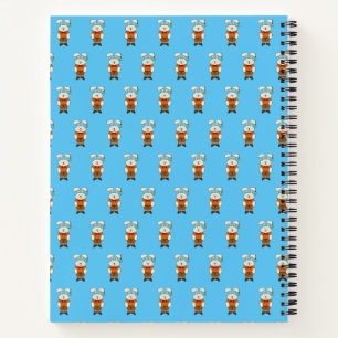 Carnet Lapin avec une cloche à l'oreille