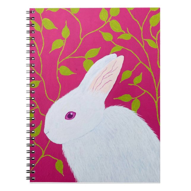 Carnet lapin blanc (Devant)