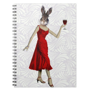 Carnet Lapin dans la robe rouge 2