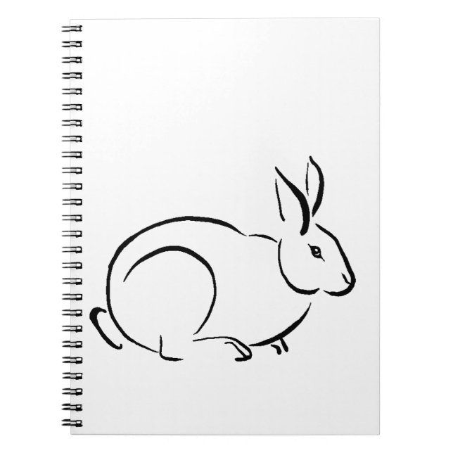 Carnet Lapin d'art brosse (Devant)