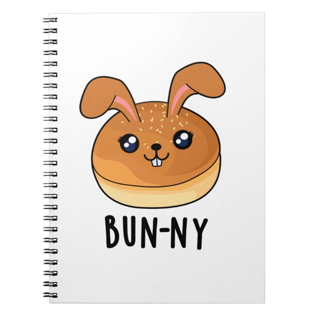 Carnet Lapin drôle Bun-ny Lapin Blague sur le pain (Devant)