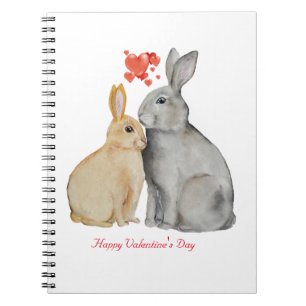 Carnet Lapin mignon de la Saint Valentin
