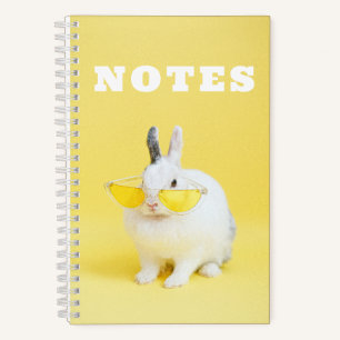 Carnet Lapin mignon en lunettes